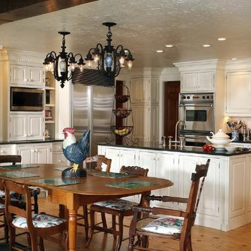 Plain & Fancy Cabinetry: Arctic Distressed White