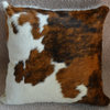 Pergamino Tricolor Cowhide Pillow Covers, Double Sided