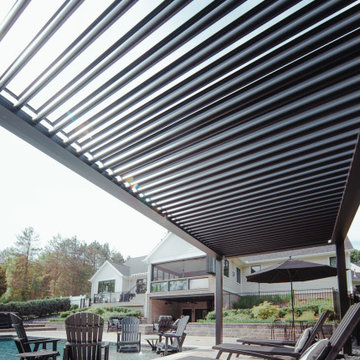 Masciulli Residence - Northville, MI: StruXure Louvered Pergola