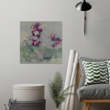 "Lavender Field I" Painting Print on Wrapped Canvas