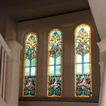 Traditional Stairwell Triptych