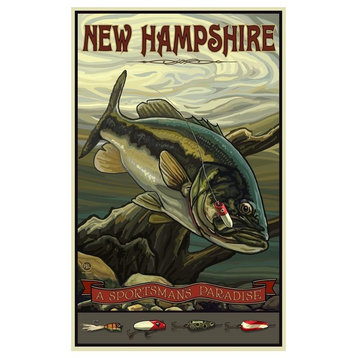 Paul A. Lanquist New Hampshire Art Print, 12"x18"