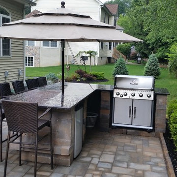 Patio Bar and Fire Pit Rockaway