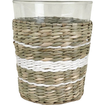 Seagrass Wide Cage Tumbler 6 Pieces Glasssware Set