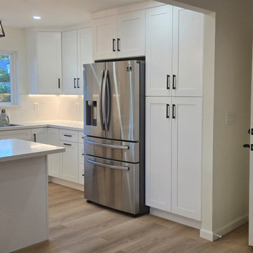 Santa Clara Bathroom Remodel & Kitchen Relocation