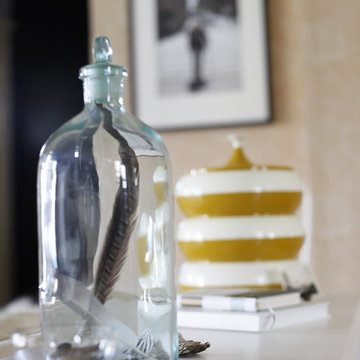 Vignette of my favortie console table