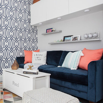 Transitional Family Room