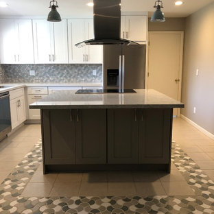 Serene and modern kitchen