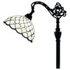 Amora Lighting AM121FL12B Tiffany Style Jewel Reading Lamp 62 In