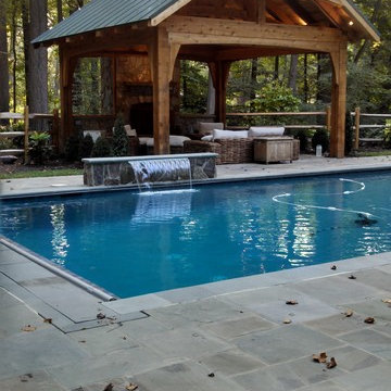 Fairfax Station Pool, Pavilion, & Fireplace