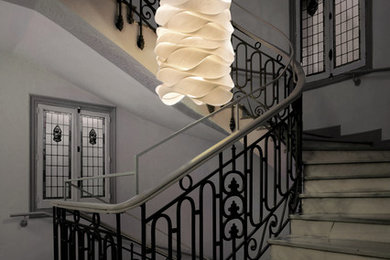 Staircase - contemporary staircase idea in Denver