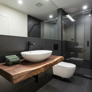 Customizable Live Edge Walnut Vanity Tops, Made-To-Order