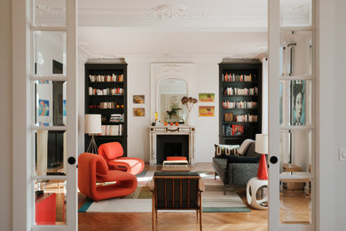 Example of a living room design in Paris
