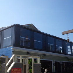 Zip Tex Retractable Screens- Rope Walk Restaurant - Products