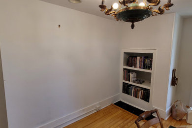 Inspiration for a modern home office remodel in Baltimore