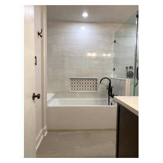 Roswell Master Bathroom Remodel - Transitional - Bathroom - Atlanta ...