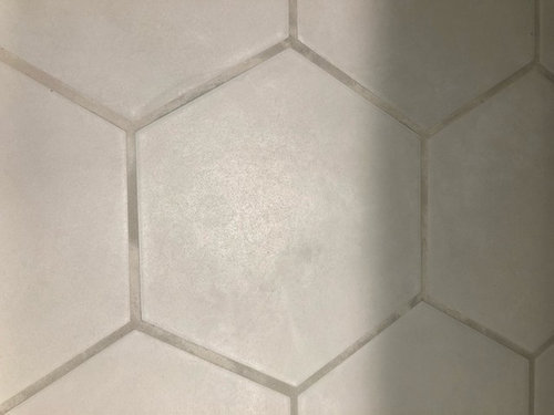 White Haze Discolored Or Uneven Grout, How To Clean Discolored Floor Tile Grout