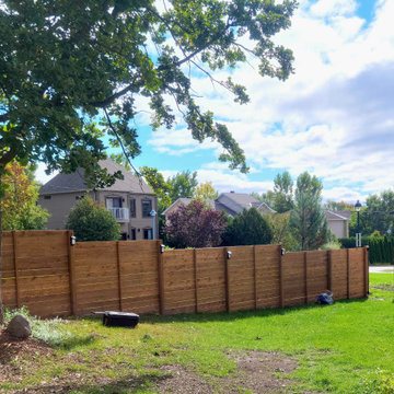 Pressure Treated wood fence