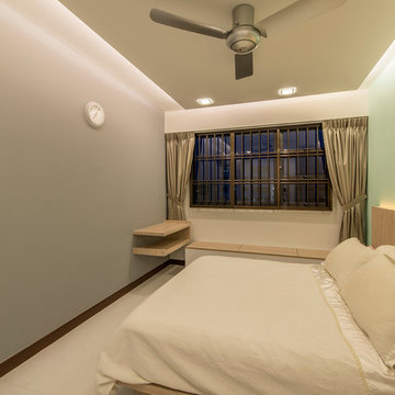 Contemporary design ( Punggol Way HDB 5 Room)