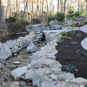 Custom Landscape with Water Features