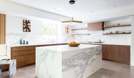 Kitchen Countertop Design: What is a Waterfall Counter?