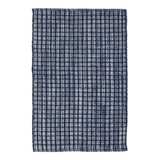 Coco Blue Indoor/Outdoor Rug, Runner-2.5'x8' - Farmhouse - Outdoor Rugs ...