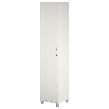 SystemBuild Lonn 16" Utility Storage Cabinet in White