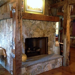 Natural Thin Stone Veneer Fireplace - Products