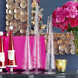 A FOREST OF GLASS TREES - NEW - Holiday Accents And Figurines