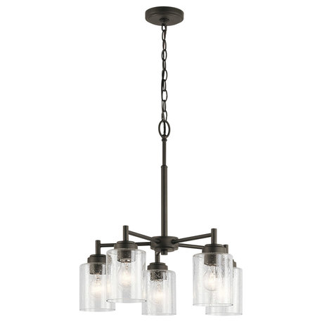 Winslow 5 Light Chandelier, Olde Bronze