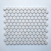 Slip Resistant Porcelain Mosaic London 1"x1" Hexagon White, Sample