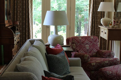 Living room - traditional living room idea in Birmingham