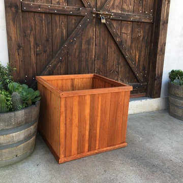 Best Redwood Solid Planter Boxes