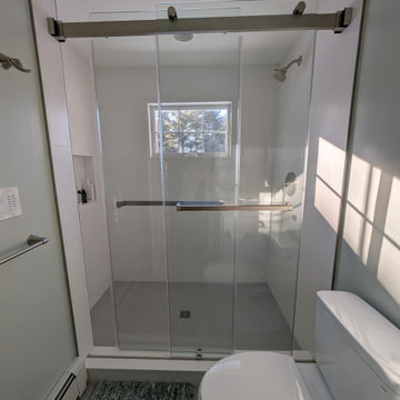 One bathroom split into two Wayland