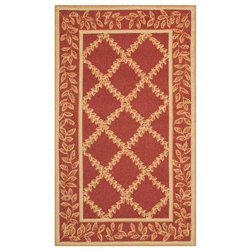 Safavieh Chelsea Collection HK230 Rug, Rust/Gold, 2'9"x4'9"