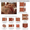 Woodside Park Comforter Set - Maroon, Queen, 12-Piece Set