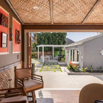 Tropical Modernism - ADU, Backyard remodel and an Addition in Burbank