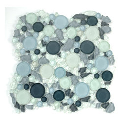 Lagoon glass tile by Mirage - Home Decor