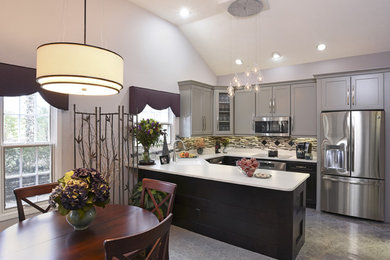 Example of a kitchen design in Other