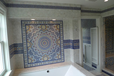 Home design - mediterranean home design idea in Boston