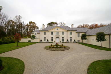 Example of a classic exterior home design in New York