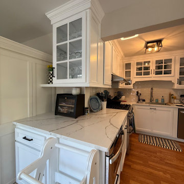 Bright White Traditional Kitchen Refresh