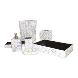 Tagua Seed Veneer Bath Set - Products