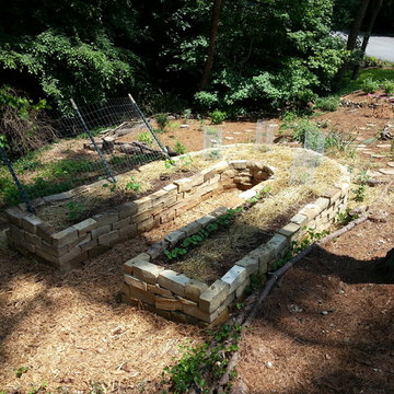 Rock Raised Veggie Garden Bed