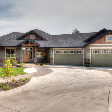 Angled Garage