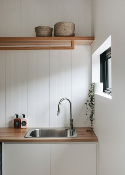 Contemporary Laundry Room by Build Theory