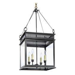 Hanging Lantern, Black Lantern - Kitchen Island Lighting
