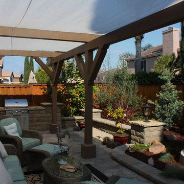 Italian Al Fresco Backyard