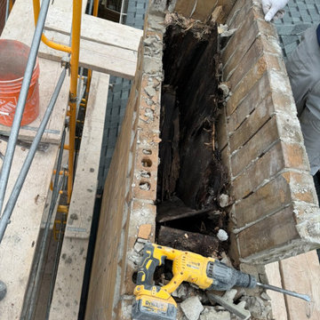 Chimney Stack Removal Masonry Repair