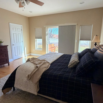 Lake Geneva- Banded Shades, faux wood and duette shades